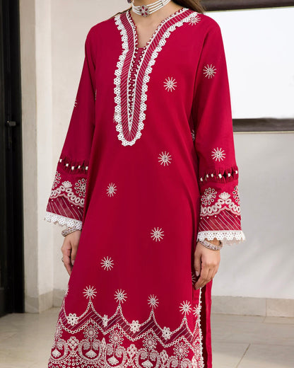 Zellbury Chikankari | Premium Cotton | Design 75