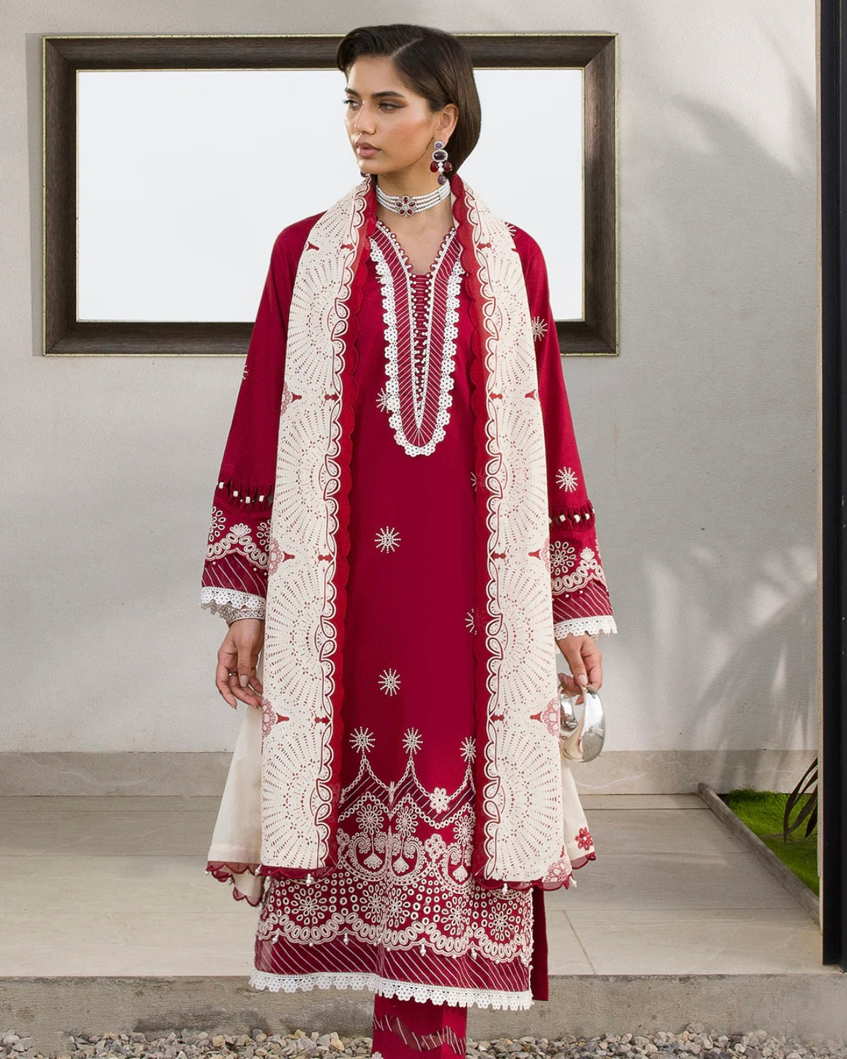 Zellbury Chikankari | Premium Cotton | Design 75