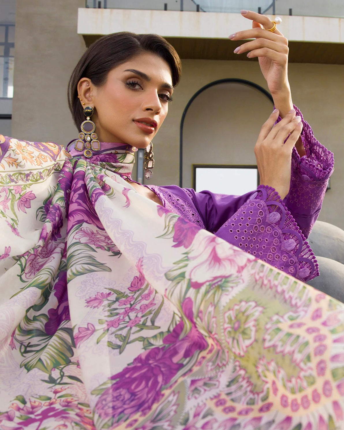 Zellbury Chikankari | Premium Cotton | Design 77