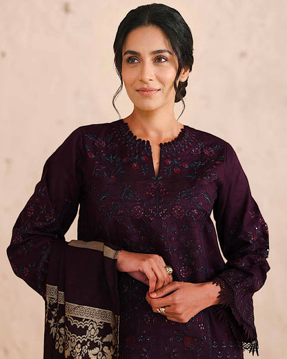Johra Majestic | Embroidered Lawn | Design 77