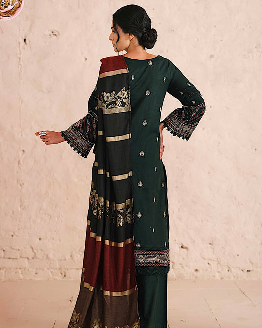 Johra Majestic | Embroidered Lawn | Design 78