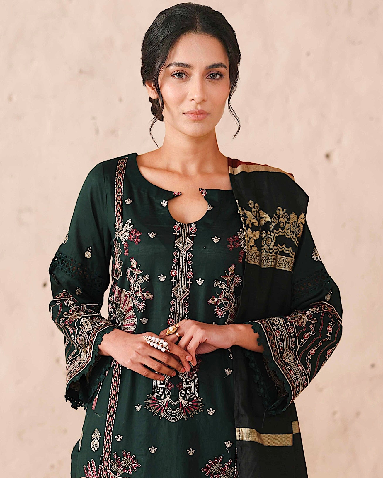Johra Majestic | Embroidered Lawn | Design 78