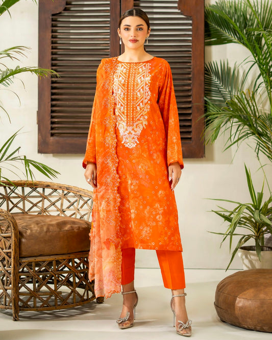 GullJee Rang Pasand | Embroidered Lawn | Design 7