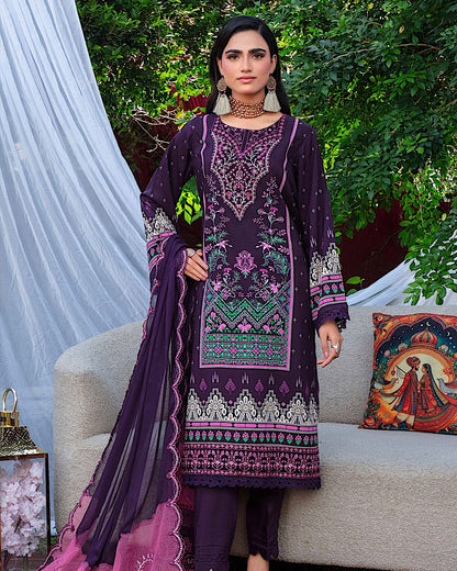 GulleRukh Amal | Embroidered Viscose Pure Dupatta | Design 7