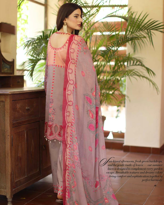 Charizma Infinity | Embroidered Printed Lawn | Design 7