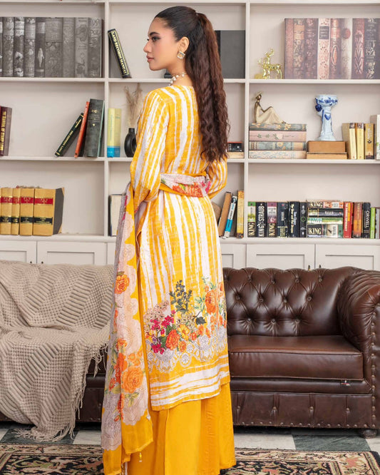 Gullerukh Pleasing | Embroidered Self Jacquard Viscose | Design 7