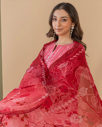 Palwasha Dastak | Embroidered Printed Viscose | Design 7
