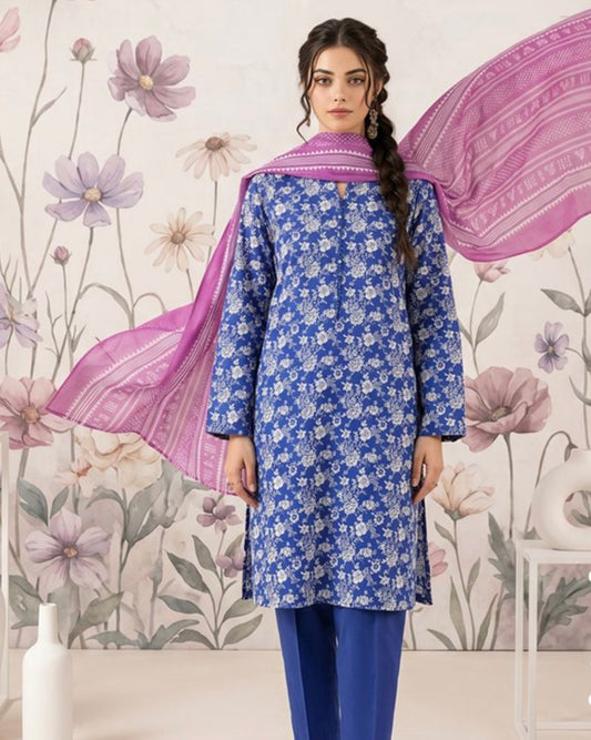 Regalia Salina Vol 20 | Printed Lawn 3pc | Design 8