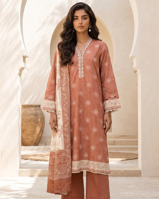 Zellbury | Printed Lawn 3pc | Design 8047