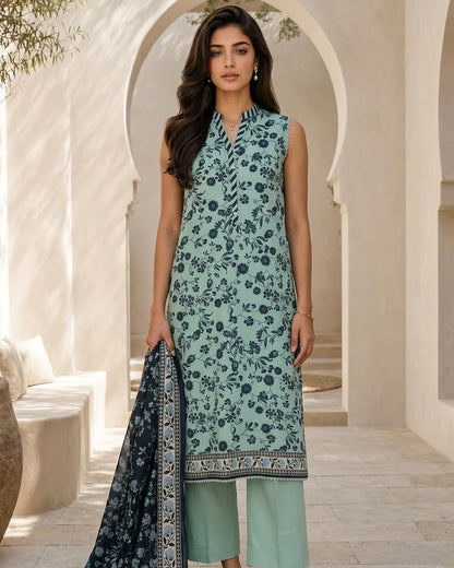 Zellbury | Printed Lawn 3pc | Design 8048