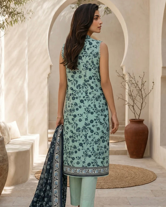 Zellbury | Printed Lawn 3pc | Design 8048