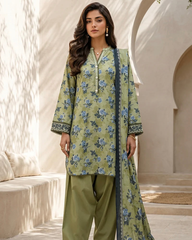 Zellbury | Printed Lawn 3pc | Design 8050