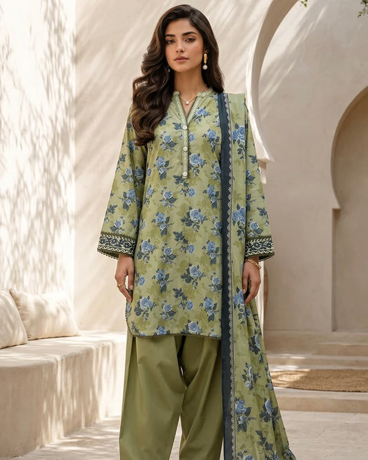 Zellbury | Printed Lawn 3pc | Design 8050