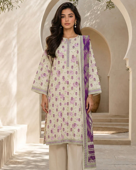 Zellbury | Printed Lawn 3pc | Design 8053