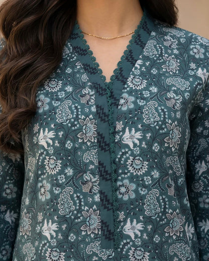 Zellbury | Printed Lawn 3pc | Design 8054