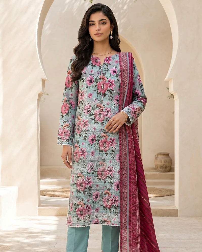 Zellbury | Printed Lawn 3pc | Design 8055