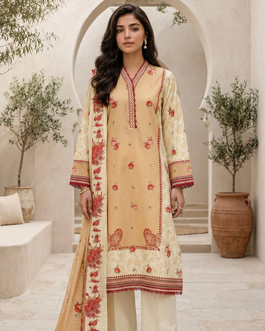 Zellbury | Printed Lawn 3pc | Design 8057