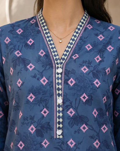 Zellbury | Printed Lawn 3pc | Design 8060