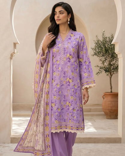 Zellbury | Printed Lawn 3pc | Design 8061