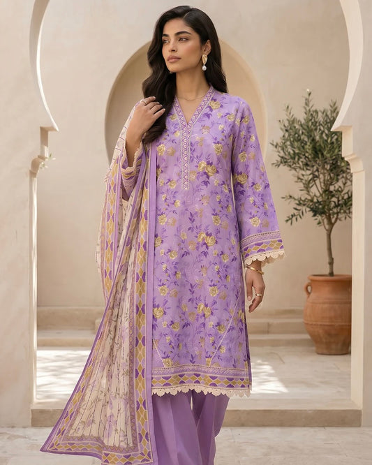 Zellbury | Printed Lawn 3pc | Design 8061