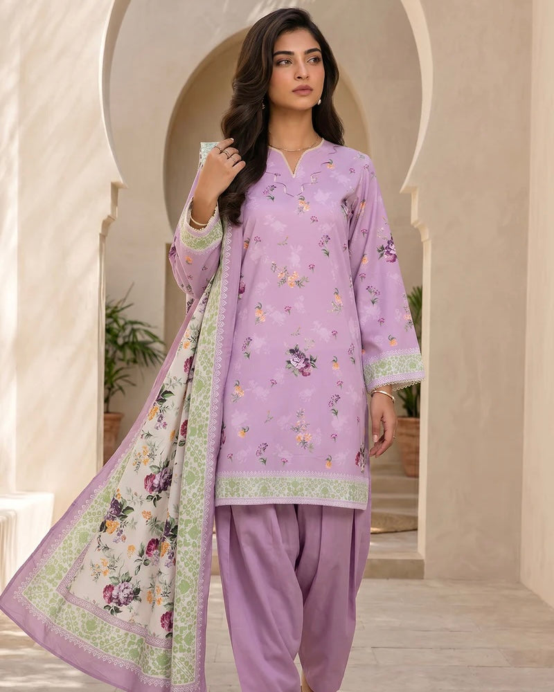 Zellbury | Printed Lawn 3pc | Design 8063
