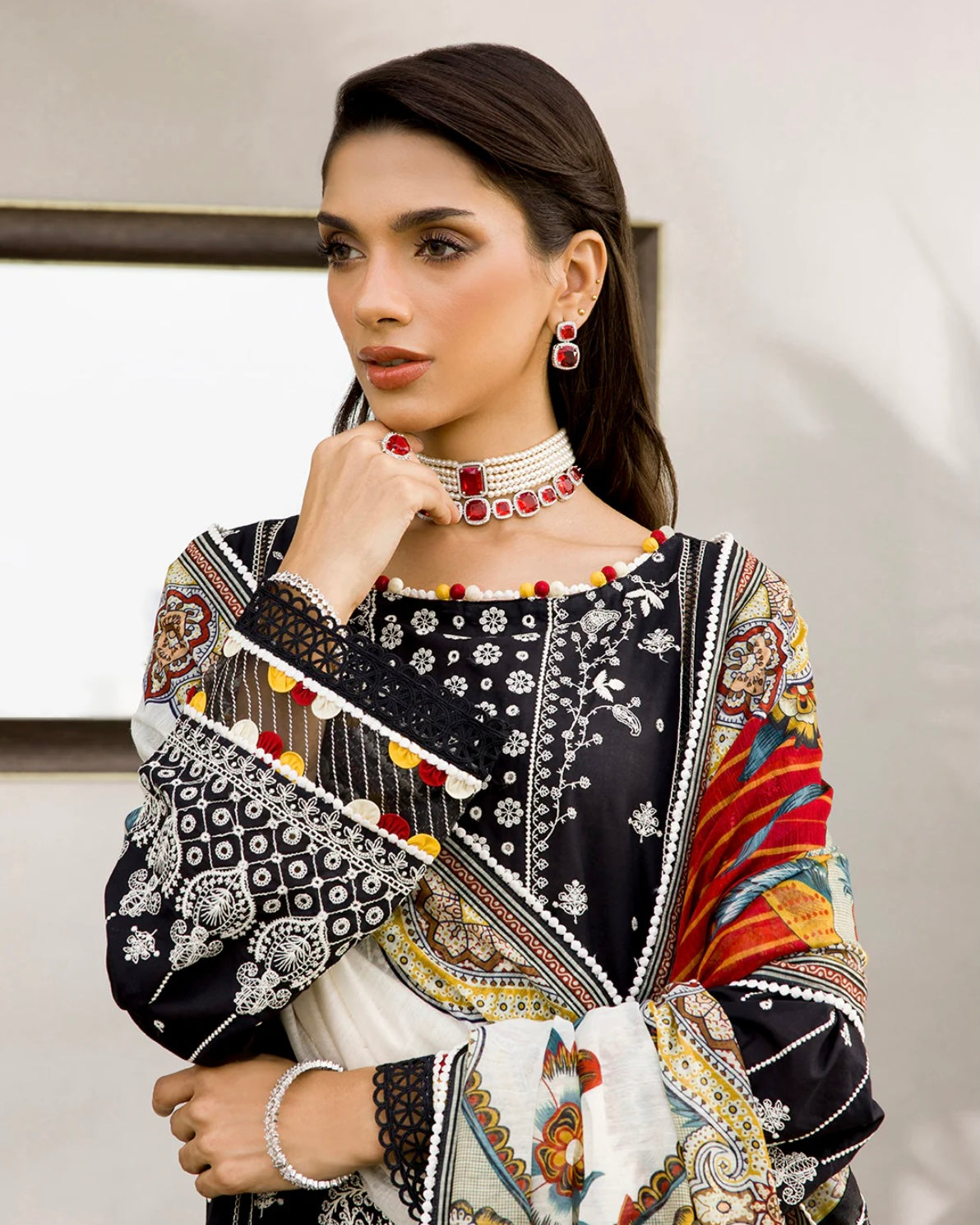 Zellbury Chikankari | Premium Cotton | Design 80