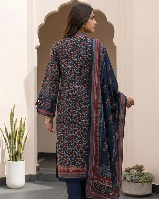 Zellbury | Printed Lawn 3pc | Design 8101
