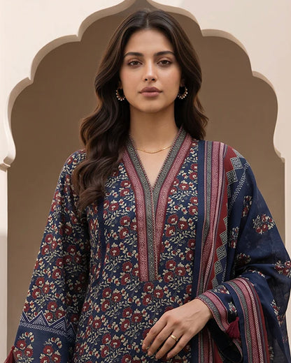 Zellbury | Printed Lawn 3pc | Design 8101