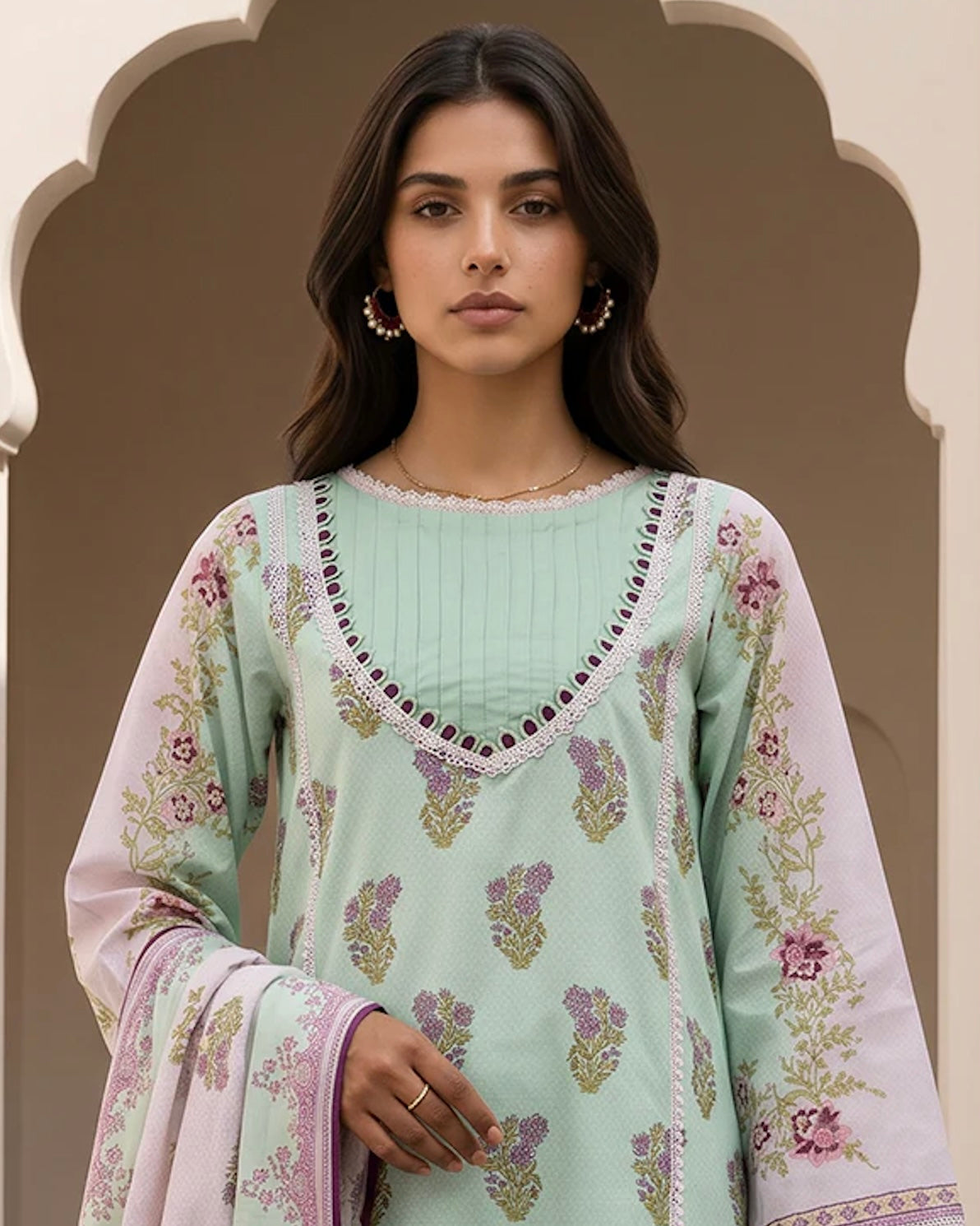 Zellbury | Printed Lawn 3pc | Design 8102