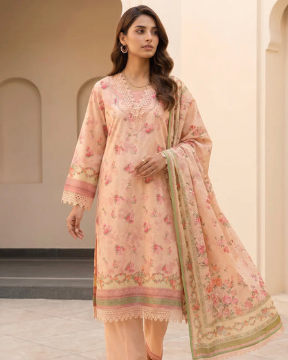 Zellbury | Printed Lawn 3pc | Design 8103