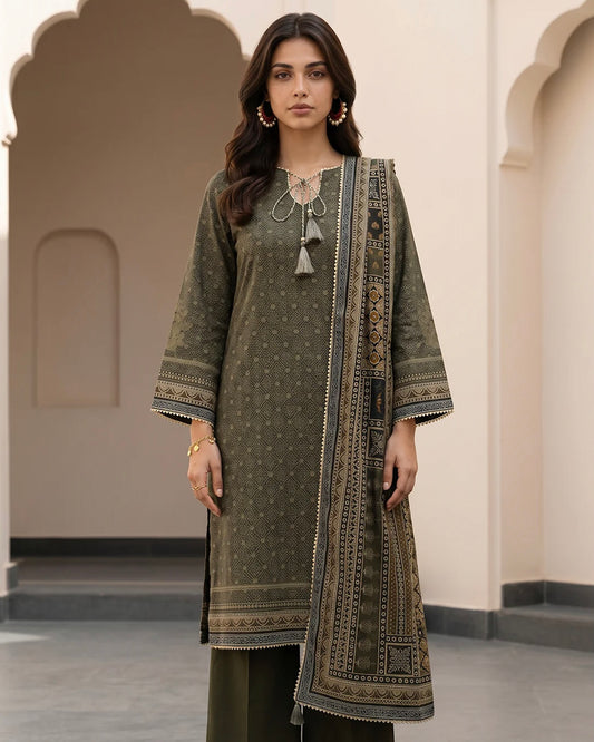 Zellbury | Printed Lawn 3pc | Design 8104