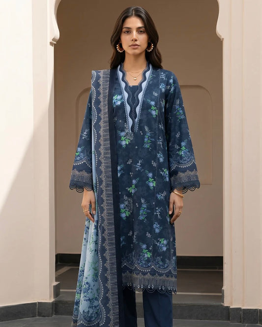 Zellbury | Printed Lawn 3pc | Design 8107