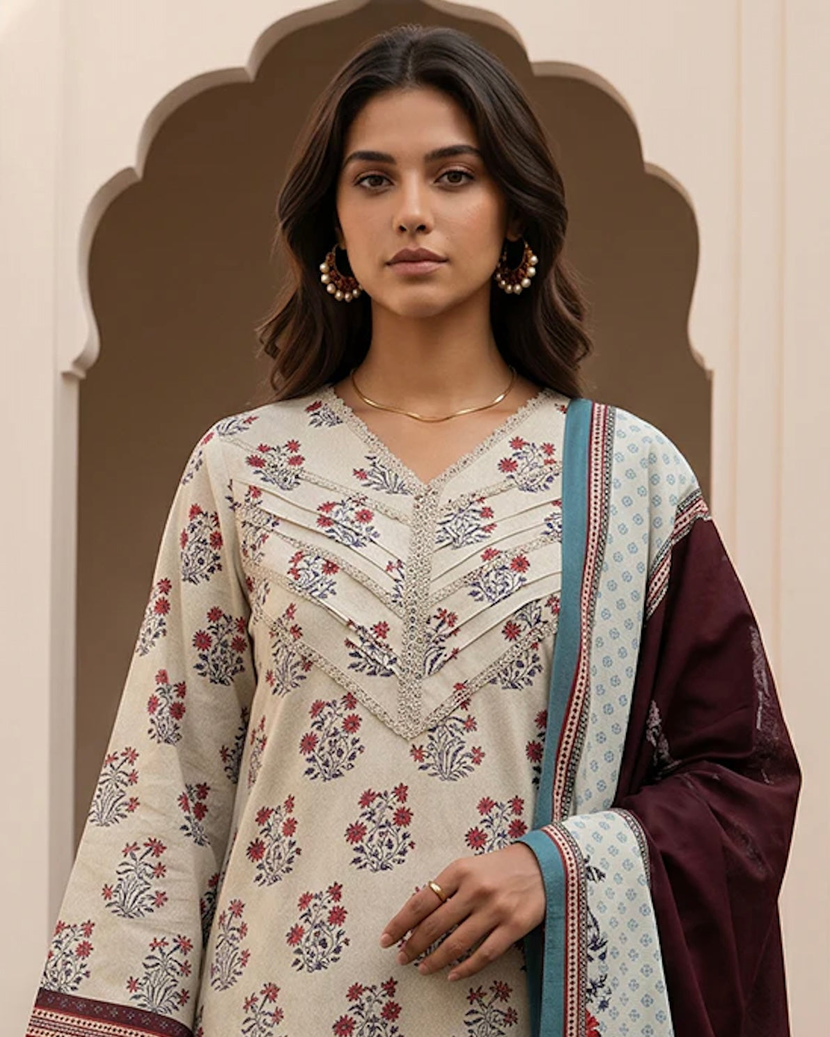Zellbury | Printed Lawn 3pc | Design 8108