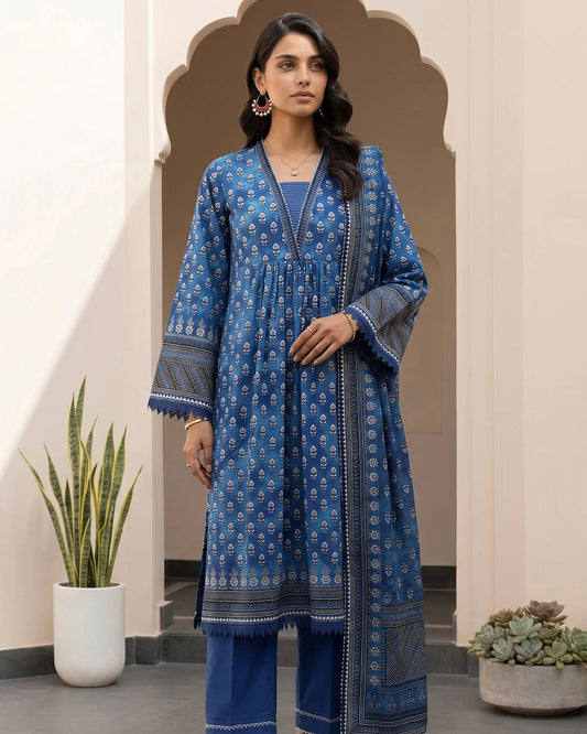 Zellbury | Printed Lawn 3pc | Design 8111