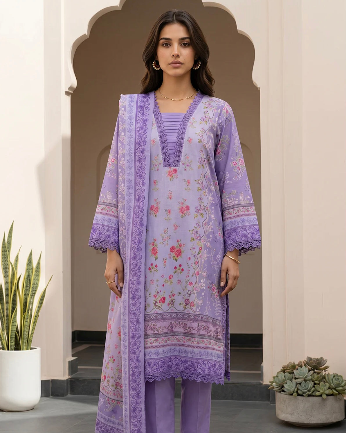 Zellbury | Printed Lawn 3pc | Design 8112