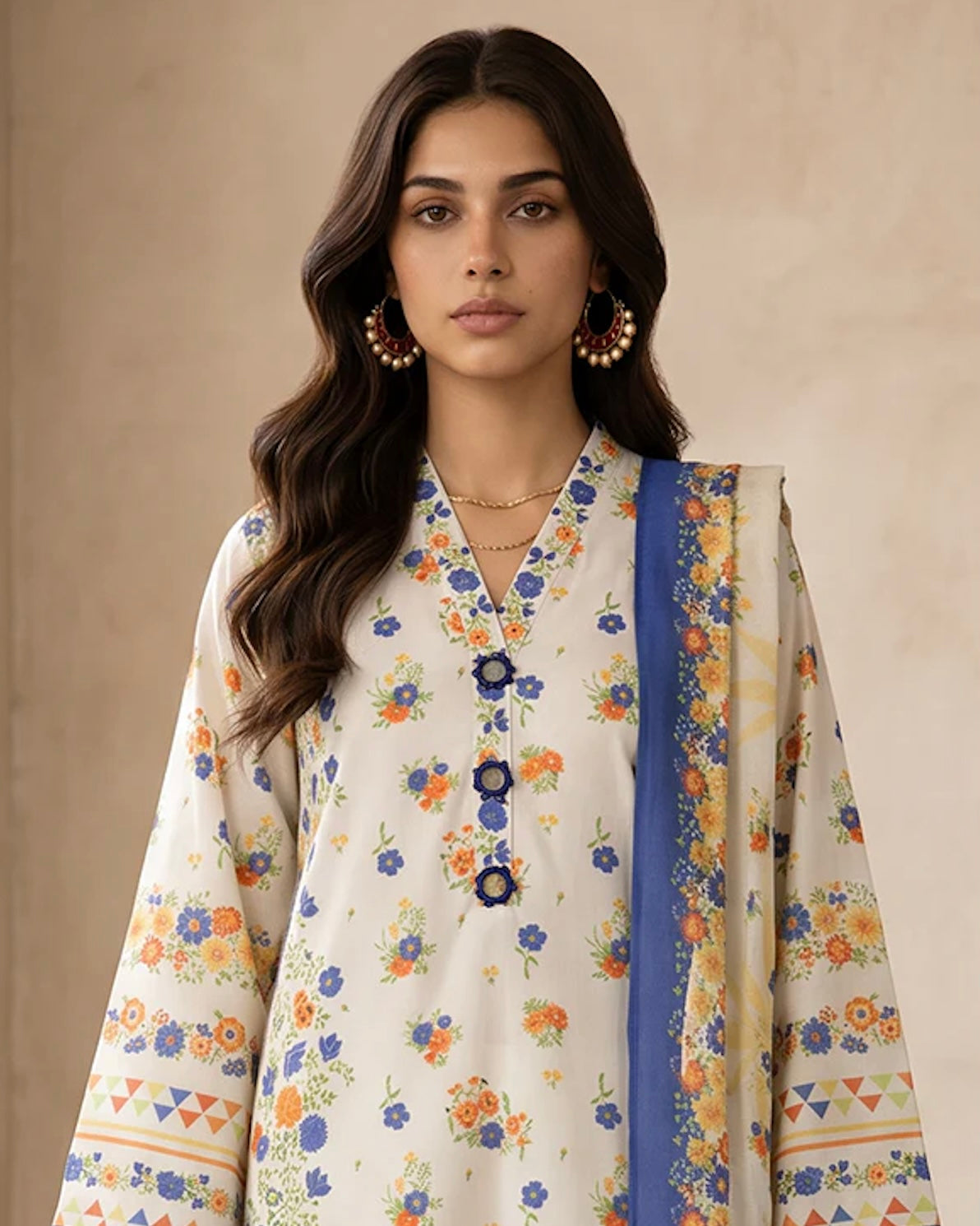 Zellbury | Printed Lawn 3pc | Design 8114