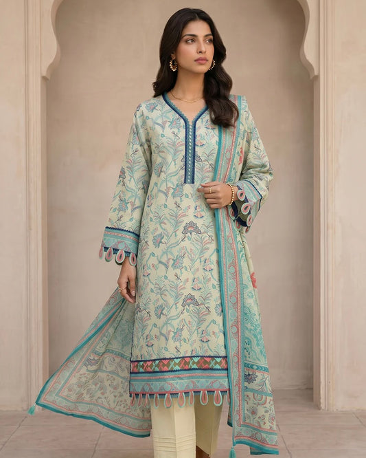 Zellbury | Printed Lawn 3pc | Design 8115