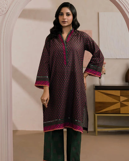 Zellbury | Embroidered Printed Lawn 2pc | Design 811