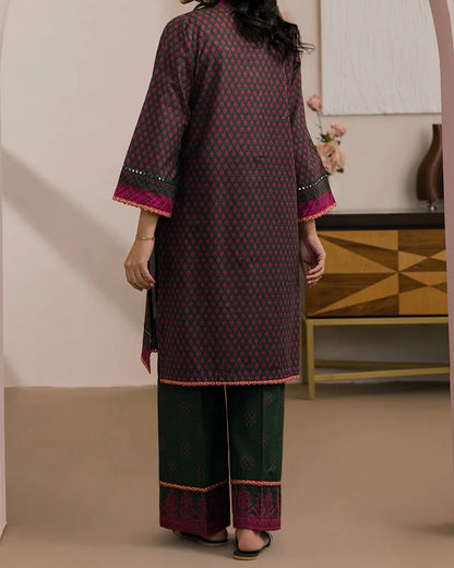 Zellbury | Embroidered Printed Lawn 2pc | Design 811