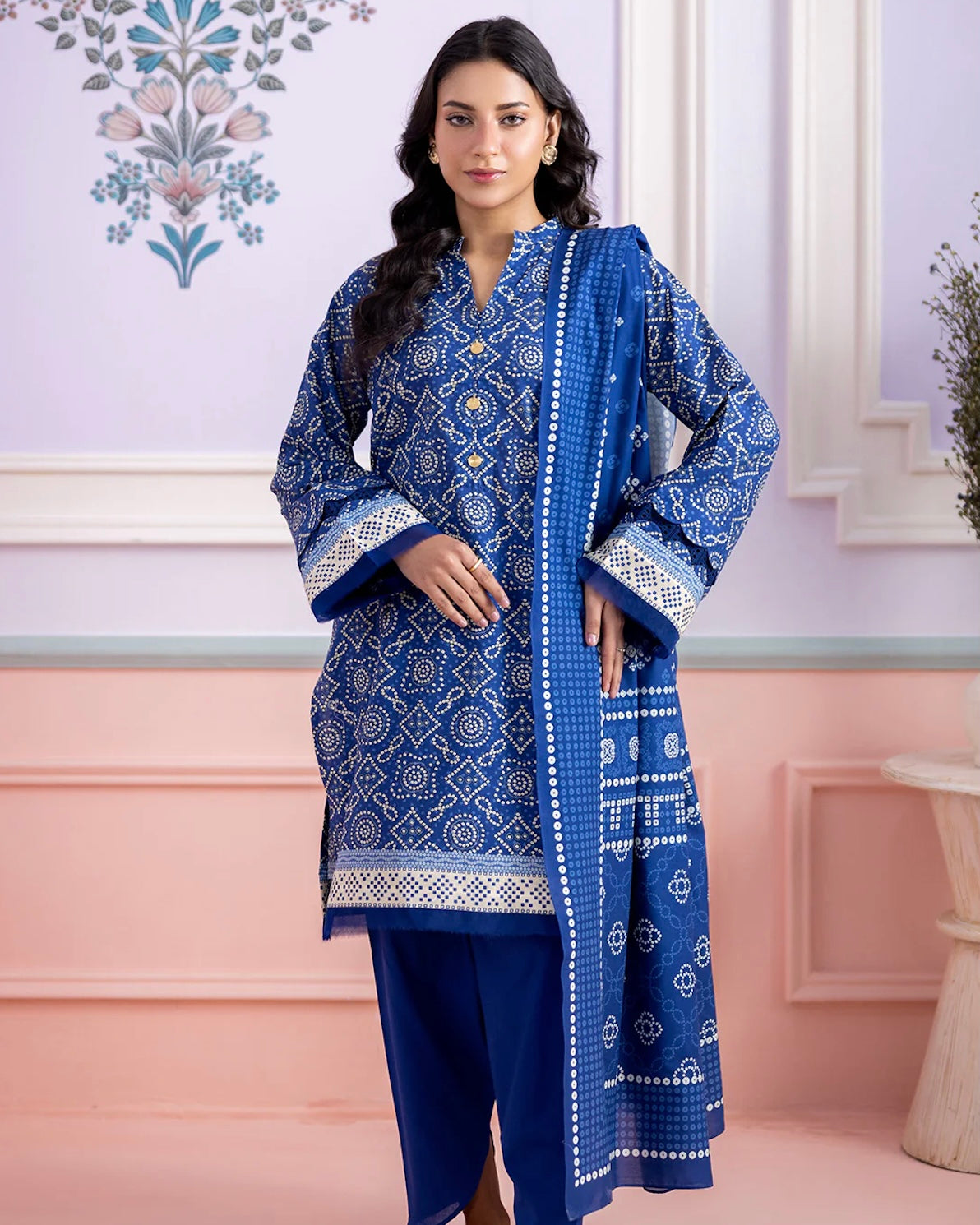 Zellbury | Printed Lawn 3pc | Design 814