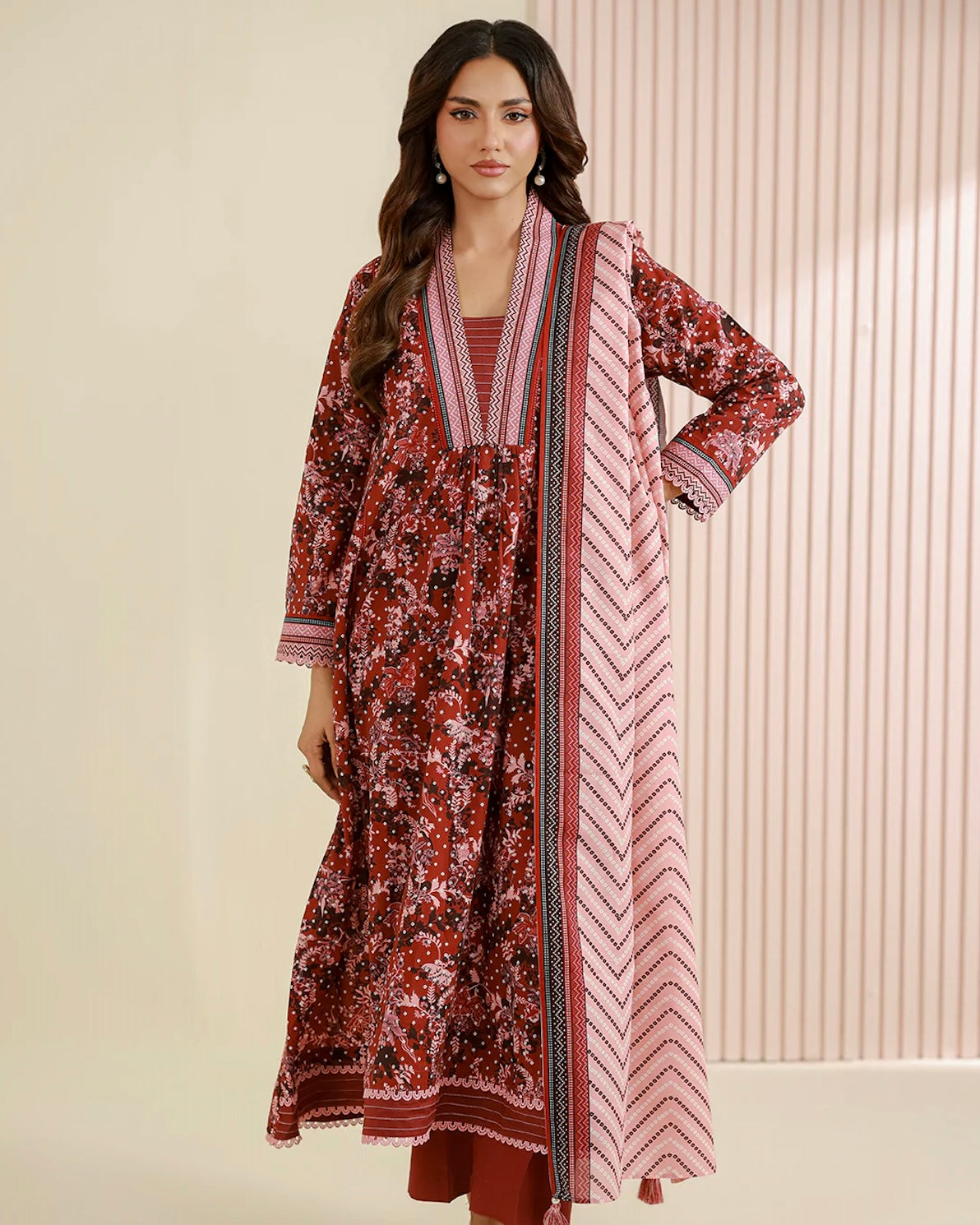 Zellbury | Printed Lawn 3pc | Design 820