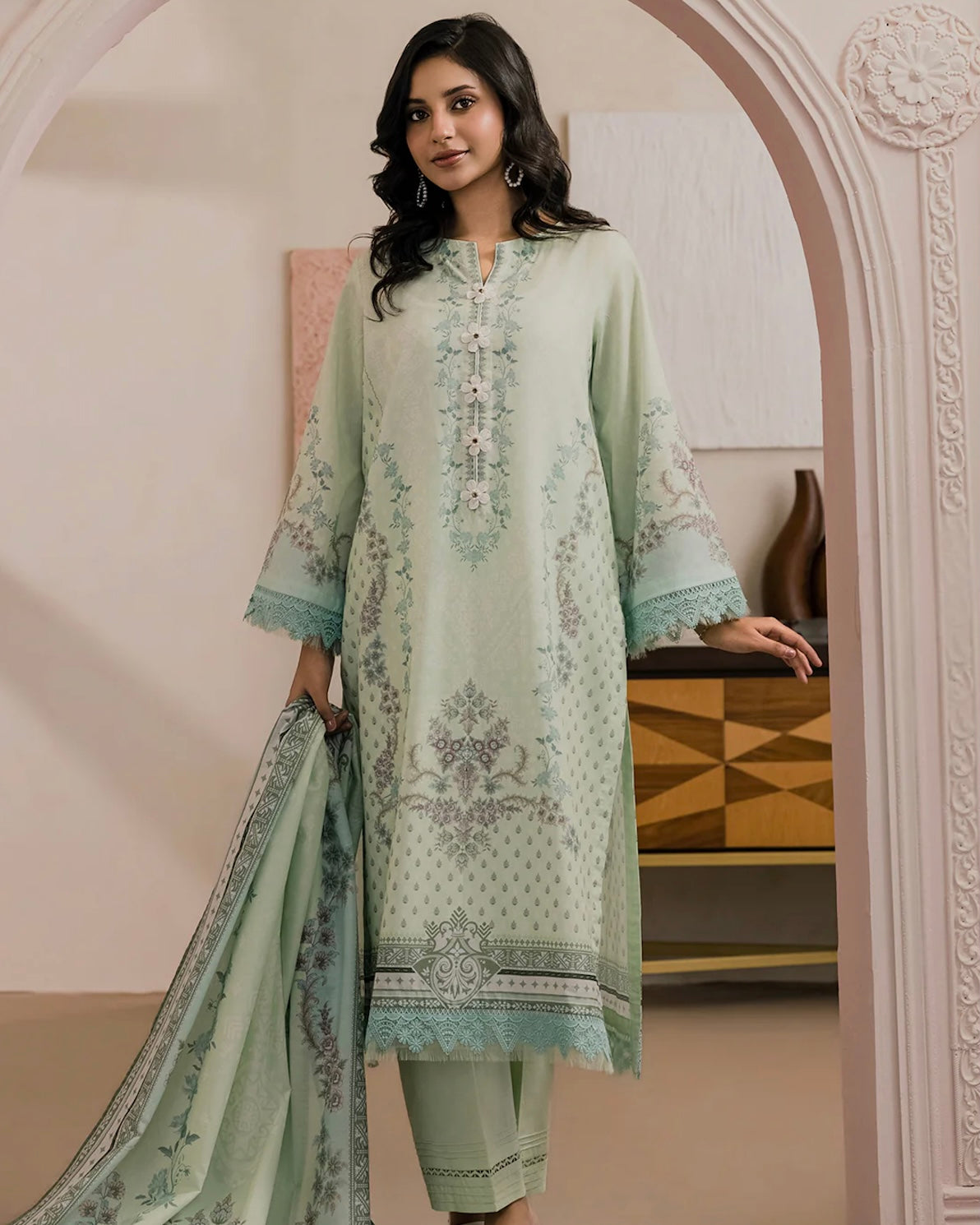 Zellbury | Printed Lawn 3pc | Design 821