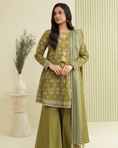 Zellbury | Printed Lawn 3pc | Design 824
