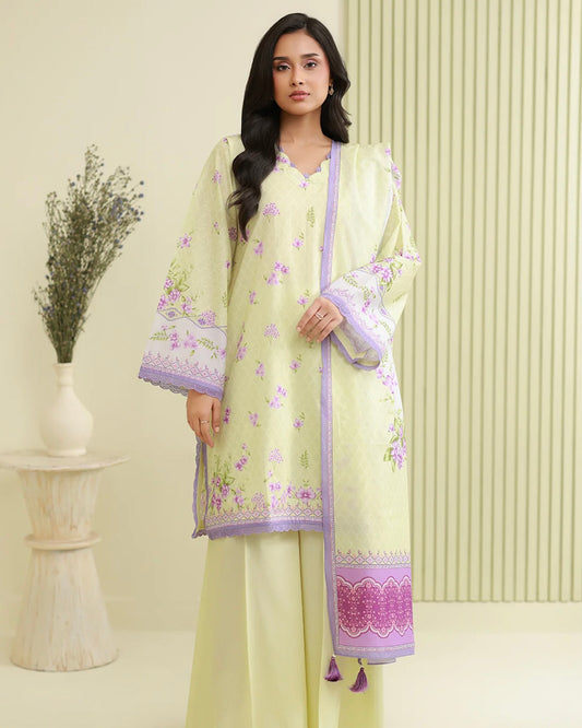 Zellbury | Printed Lawn 3pc | Design 828