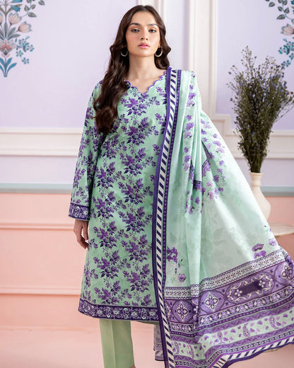 Zellbury | Printed Dobby Lawn 3pc | Design 839