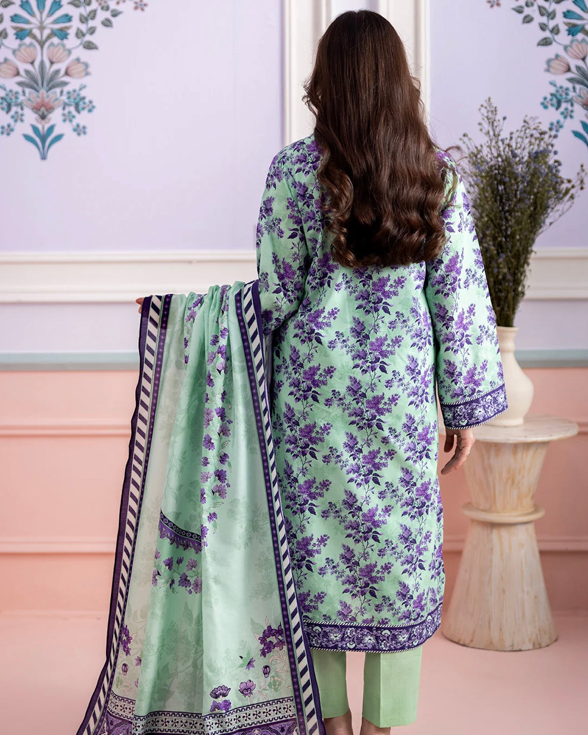 Zellbury | Printed Dobby Lawn 3pc | Design 839