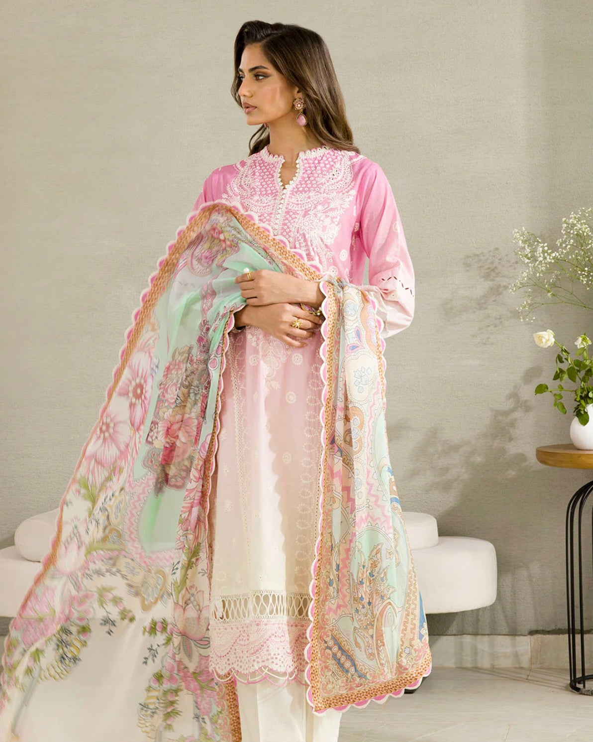 Zellbury Chikankari | Premium Cotton | Design 83