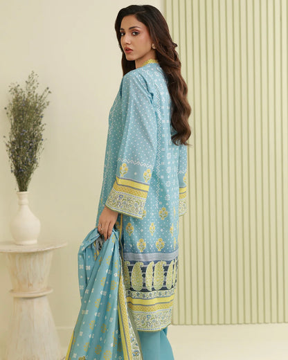 Zellbury | Printed Dobby Lawn 3pc | Design 840
