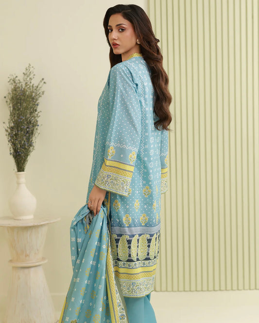 Zellbury | Printed Dobby Lawn 3pc | Design 840