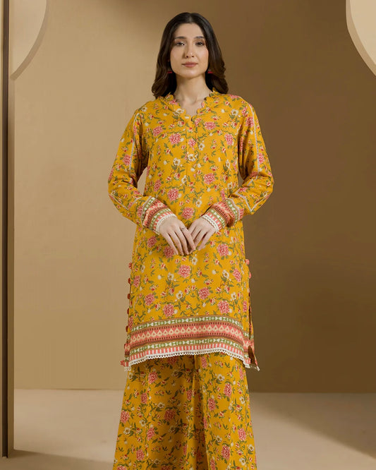 Zellbury | Printed Linen 2pc | Design 85